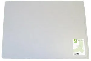 Q-CONNECT onderlegger, ft 65 x 50 cm, transparant — detail 2