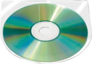 Q-CONNECT CD hoes zelfklevend met tab PP 10 stuks — cd- en dvd-opberging