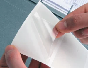 Q-CONNECT corner pocket, zelfklevend, ft 10 x 10 cm, pak van 10 stuks — etuis voor etiketten