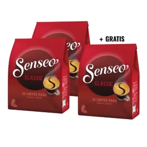 ACTIE SENSEO: 2 + 1 GRATIS: Senseo Classic, zakje van 36 koffiepads — drank en eetwaren