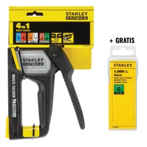 ACTIE STANLEY: 1 x Fatmax nietpistool 4 in 1 + GRATIS 1 x nietjes type A, doos van 1.000 nietjes