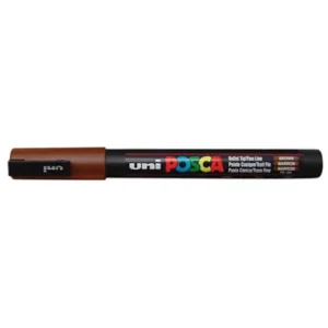 Bruine Posca paintmarker PC-1MC met schrijfbreedte 0,7 tot 1 mm