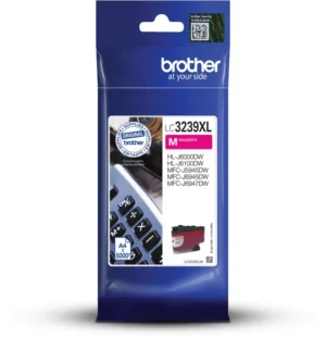 Brother inktcartridge, 5.000 pagina's, OEM LC-3239XLM, magenta