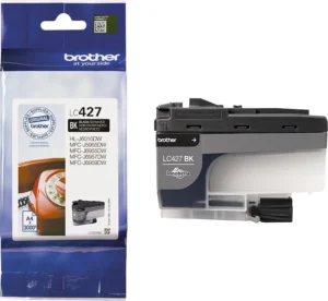 Brother inktcartridge, 3.000 pagina's, OEM LC-427BK, zwart