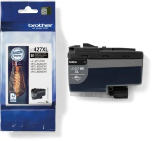 Brother inktcartridge, 6.000 pagina's, OEM LC-427XLBK, zwart