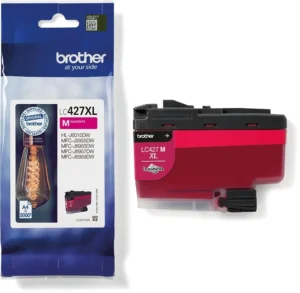 Brother LC-427XLM inktcartridge in magenta met verpakking