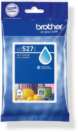 Brother inktcartridge, 900 pagina's, OEM LC-527C, cyaan