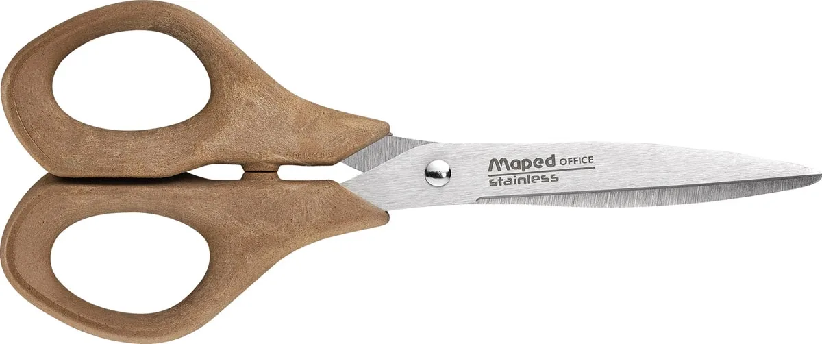Maped Office schaar Advanced Wood - 17 cm, rechts, scherpe punt, blister van 1 stuk ā productfoto 2