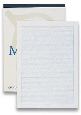Mercurius isometrisch grafisch papier, 50 vel, ft A4 — detail 2