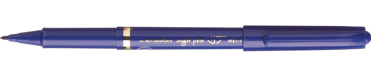 Uni-ball fineliner Sign Pen, 1mm, blauw — school- en tekenfineliners