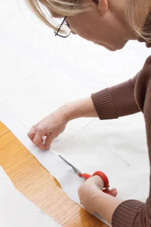 Wit patroonpapier van 35 g/m² op een vel van 1 bij 1,5 meter