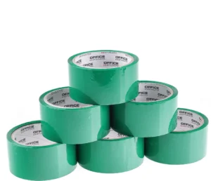 OFFICE products verpakkingstape, 48 mm x 46 m, groen — detail 2