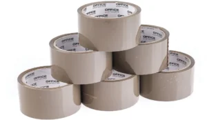 OFFICE products verpakkingstape, 48 mm x 46 m, bruin — detail 2