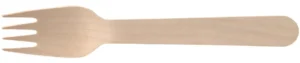 Conpax vork Pure, uit hout, 16,5 cm, pak van 250 stuks — cateringtoebehoren