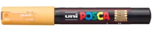 Posca PC-1MC paintmarker in de kleur abrikoos met fijne punt