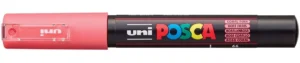 Posca paintmarker PC-1MC in koraalrood met fijne punt van 0,7-1 mm