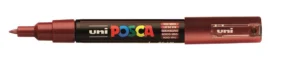 Posca paintmarker PC-1MC in wijnrood met fijne punt van 0,7 tot 1 mm