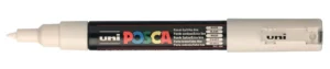 Witte Posca paintmarker PC-1MC met fijne punt van 0,7 tot 1 mm