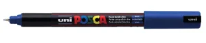 Posca PC-1MR paintmarker in donkerblauw met fijne punt van 0,7 mm