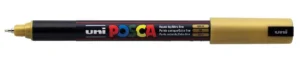 Posca PC-1MR paintmarker in goud met extra fijne punt van 0,7 mm