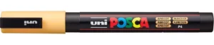 Posca PC-3M paintmarker in abrikoos met schrijfbreedte 1,5 mm