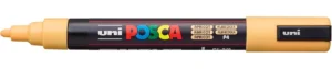 Uni POSCA paintmarker PC-5M in abrikoos met schrijfbreedte 1,8 - 2,5 mm
