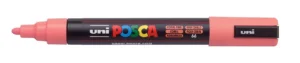 Uni POSCA paintmarker PC-5M in koraalrood met schrijfbreedte 1,8 tot 2,5 mm
