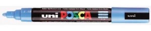 Uni POSCA paintmarker PC-5M in lichtblauw met schrijfbreedte 1,8 - 2,5 mm