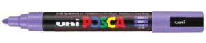 Uni Posca paintmarker PC-5M in lila met schrijfbreedte 1,8 tot 2,5 mm