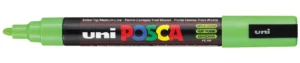 Uni Posca paintmarker PC-5M in appelgroen met schrijfbreedte 1,8 - 2,5 mm