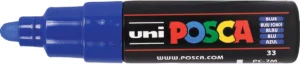 Uni POSCA paintmarker PC-7M in donkerblauw met schrijfbreedte 4,5 tot 5,5 mm