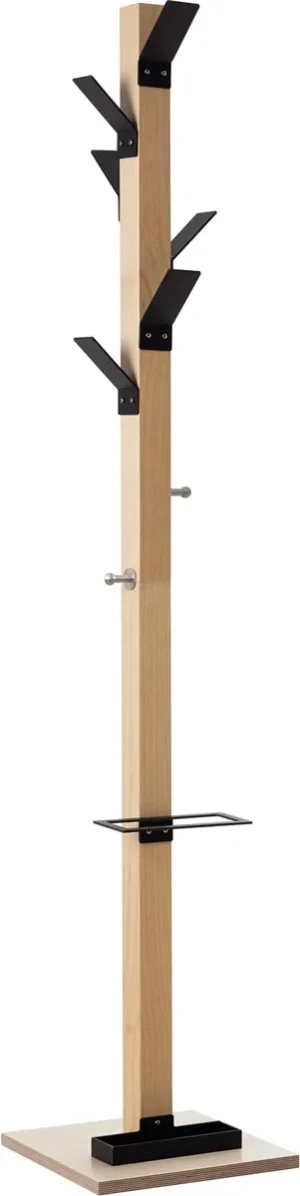 Kapstok Easycloth model A, uit hout, zwart — detail 2