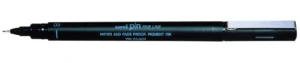 Uni Pin fineliner, ronde punt, 0,3 mm, zwart — school- en tekenfineliners