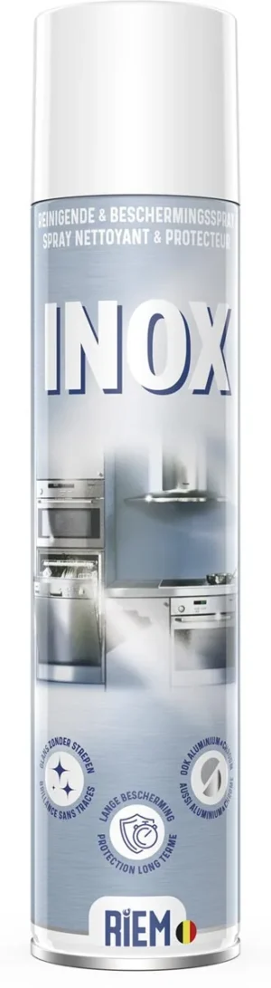 Riem Inox reiniger, spray van 300 ml — reinigingsproduct