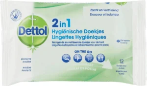 Dettol reinigingsdoekjes 2-in-1, pak van 12 stuks — detail 2