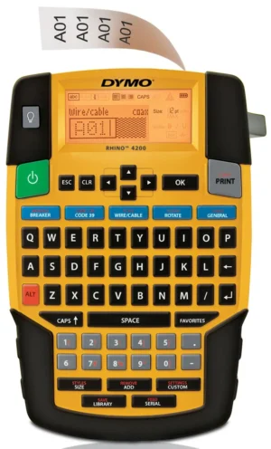 Dymo beletteringsysteem Rhino 4200, qwerty — detail 2