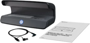 Safescan valsgelddetector 75 LED met UV- en witlichtdetectie, zwart — productfoto 2