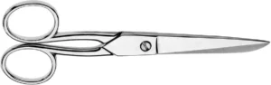 Westcott stofschaar Clauss, ft 15 cm, RVS, blister van 1 stuk