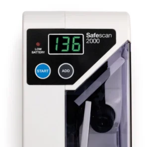 Safescan 2000 draagbare biljettelmachine — detail 2