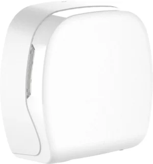 Witte Spotless dispenser voor jumbo toiletpapier, 28,4 × 28,6 × 12,9 cm