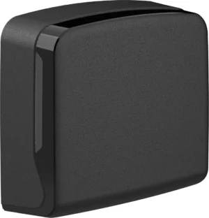 Spotless handdoekdispenser Z-vouw mini, zwart — schoonmaakbenodigdheden