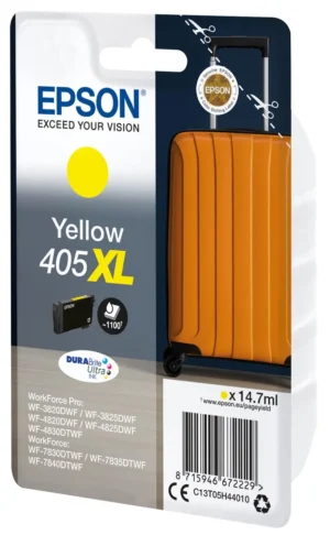Epson inktcartridge 405XL, 1.100 pagina's, OEM C13T05H44010, geel — detail 2