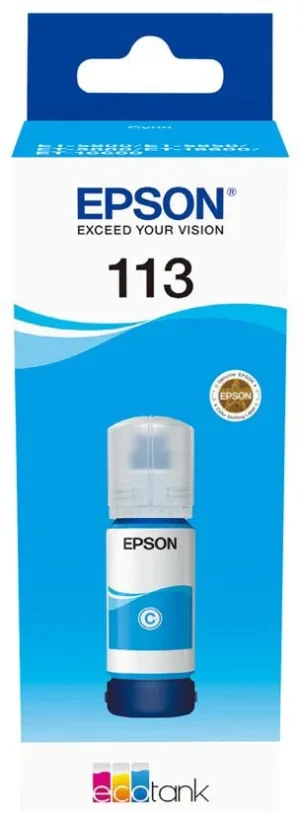 Epson inktfles 113, 6.000 pagina's, OEM C13T06B240, cyaan — inktcartridge