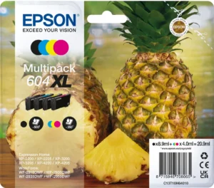 Epson 604 XL inktcartridge met vier kleuren en OEM-nummer C13T10H64010