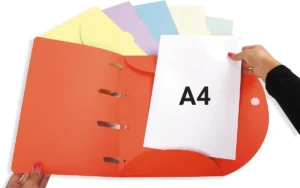 Tarifold smartfolder, geperforeerde showtas, geassorteerde kleuren, pak van 6 stuks — detail 2
