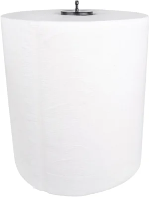 Papieren handdoeken Matic voor dispenser, 2-laags, wit, 140 m, pak van 6 rollen — handdoeken en dispensers