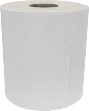 Poetspapier Midi, gerecycleerd, 1-laags, 290 m, pak van 6 rollen — handdoeken en dispensers