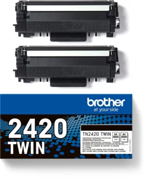 Brother toner, 3.000 pagina's, OEM TN-2420TWIN, zwart, pak van 2 stuks — detail 2
