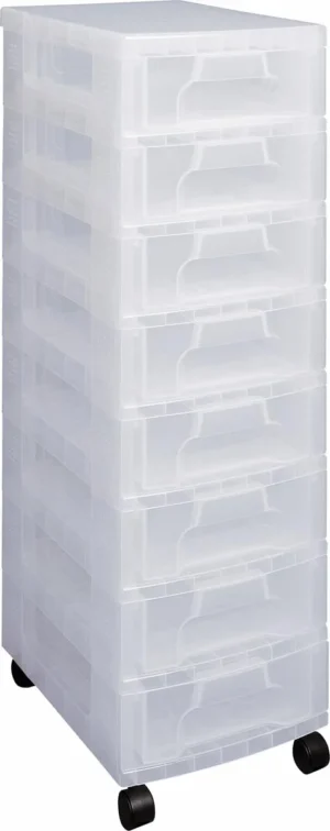 Really Useful Box ladenblok 8 x 7 l, transparant — opbergdoos