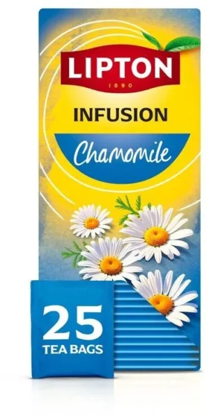 Lipton thee Feel Good Selection, Kamille, doos van 25 zakjes — drank en eetwaren